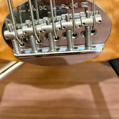 Lakland USA 55-94 Deluxe 5-String Bass – Quilted Maple – Birdseye Maple – Bartolini – G&G Case image 7