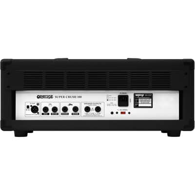 Orange Super Crush 100 100-watt Solid State Head - Black image 4