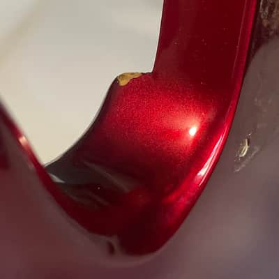 1983 Matsumoku Era Made in Japan Kramer Focus 2000 Candy Apple Red Guitar Body Floyd Ready image 24