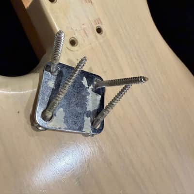 1956 Fender Mandocaster 100% original very early example 9/56 pencil date neck and body plays and sounds great - desert sand image 4