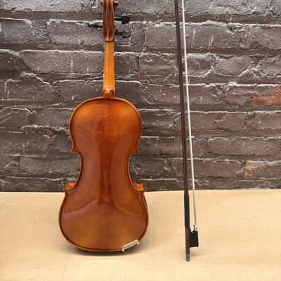 Josef Florenz Luby (Schonbach) 4/4 Violin Outfit w/ Bow & Hard Case – Used – Needs Chinrest Hardware Replacement image 8