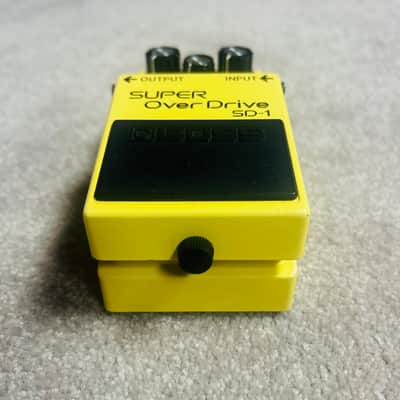 BOSS SD-1 Super OverDrive 1983 MIJ Black Label Analog Overdrive - Made in Japan image 5