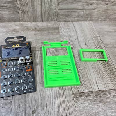 Ultra Minimal Case & LCD Protector for Teenage Engineering Pocket Operators - color GREEN - by KZcraftworks USA image 4