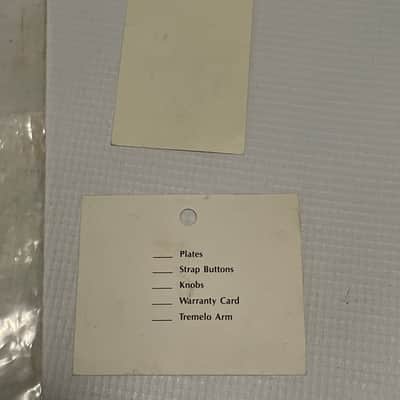 1980's Kramer Model Electric Guitar Factory Hang Tags Case Candy image 4