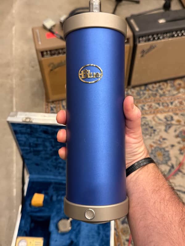 Blue Bottle Tube Mic with B6 Capsule 2010s - Blue image 1