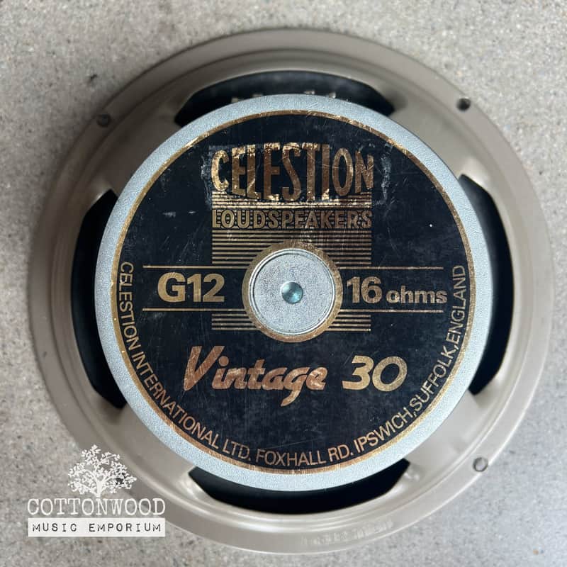 UK-Made Celestion G12 Vintage 30 Guitar Speaker – 16 Ohm (T3904, Original 444 Cone) image 1