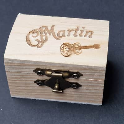 6 CHEVILLES guitare épingle OS opaque bovin Boite Bois 2 - MARTIN CUSTOM image 2