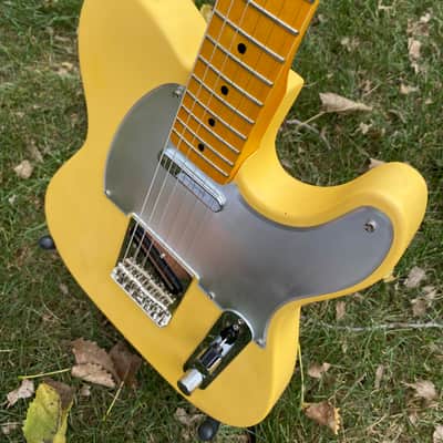 Custom Telecaster JEFF BUCKLEY Electric Guitar Yellow Boutique Instrument SEYMOUR DUNCAN HIPSHOT FENDER image 6