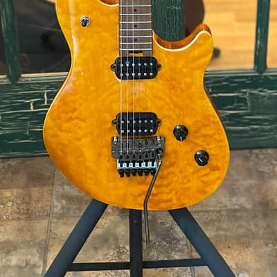 2026 EVH Wolfgang WG SS Electric Guitar Standard Baked Maple Translucent Amber image 1