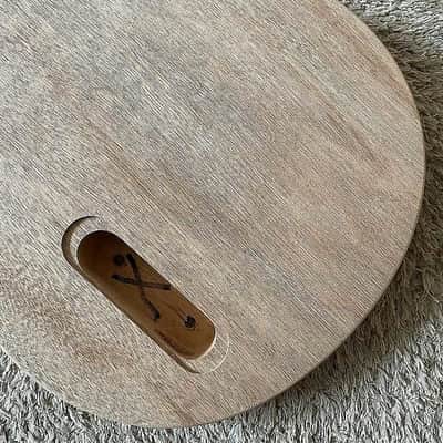 Mahogany Wood Guitar Double Cutaway Body with Mahogany Wood Neck, Rosewood Fingerboard image 11