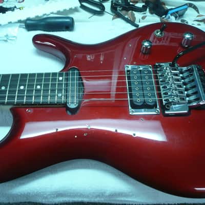 Ibanez JS24P-CA Joe Satriani Signature HH Electric Guitar 2010s - Candy Apple Red image 12