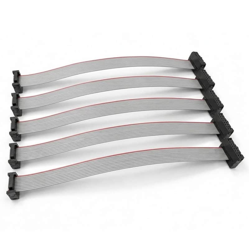 5Pcs set Eurorack Power Ribbon IDC Cable 10-16 Pin 25cm Length image 1