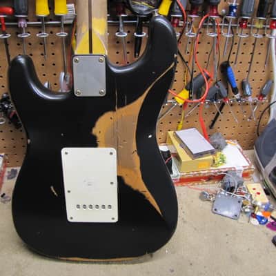 Nash S-57 - Stratocaster Style - 2024 -  Black Heavy Relic image 8