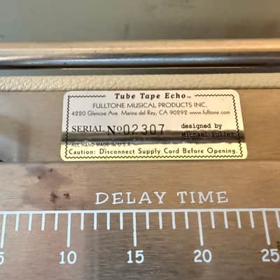 Fulltone Tube Tape Echo 2010s - White image 3