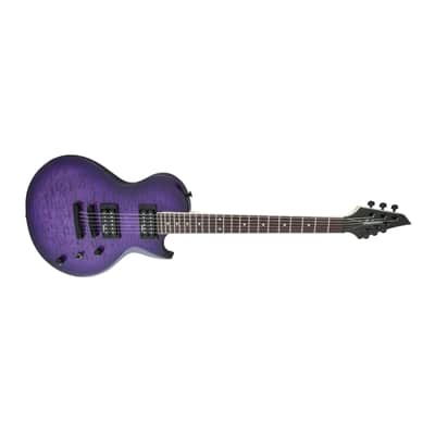 Jackson JS Series Monarkh SC JS22Q Electric Guitar (Transparent Purple Burst) Bundle with Jackson Monarkh Molded Case (2 Items) image 6