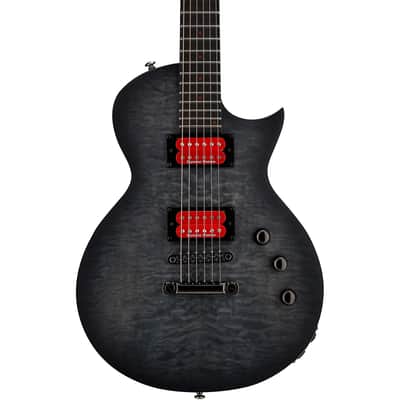 LTD BB-600 Ben Burnley Signature Baritone Guitar - ST Black Satin SB image 1