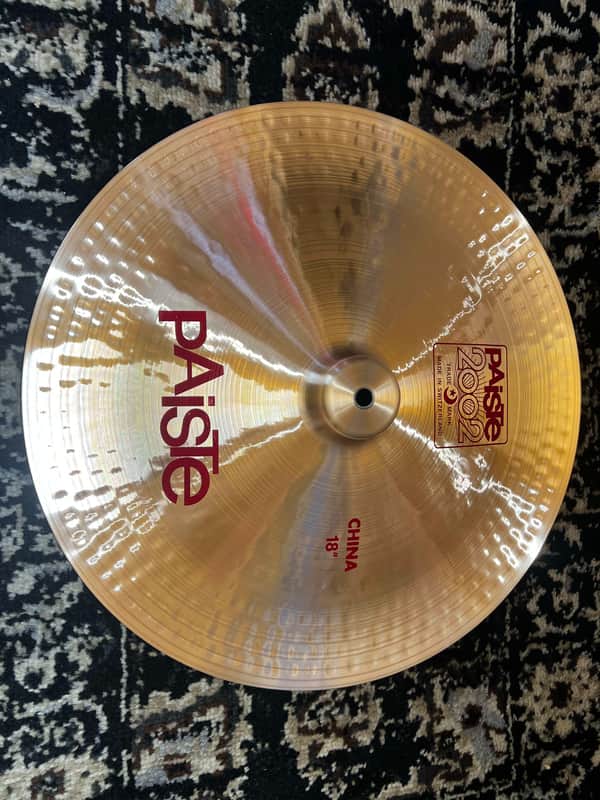 Mint Paiste 18" 2002 China Cymbal - Traditional image 1