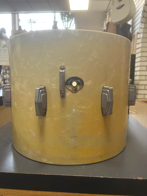 Leedy & Ludwig 3160 "Triumphlal" 15"x12" Parade Snare Drum - Marine Pearl (1952) image 1