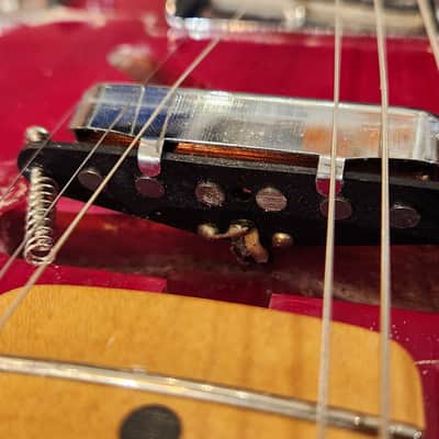 Fender American Telecaster Medallion Partscaster Trans Red Custom Shop Pick Ups image 25