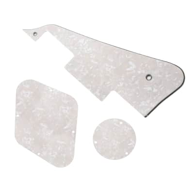 Les Paul Pickguard and Control Covers - Light Yellow Pearl image 1