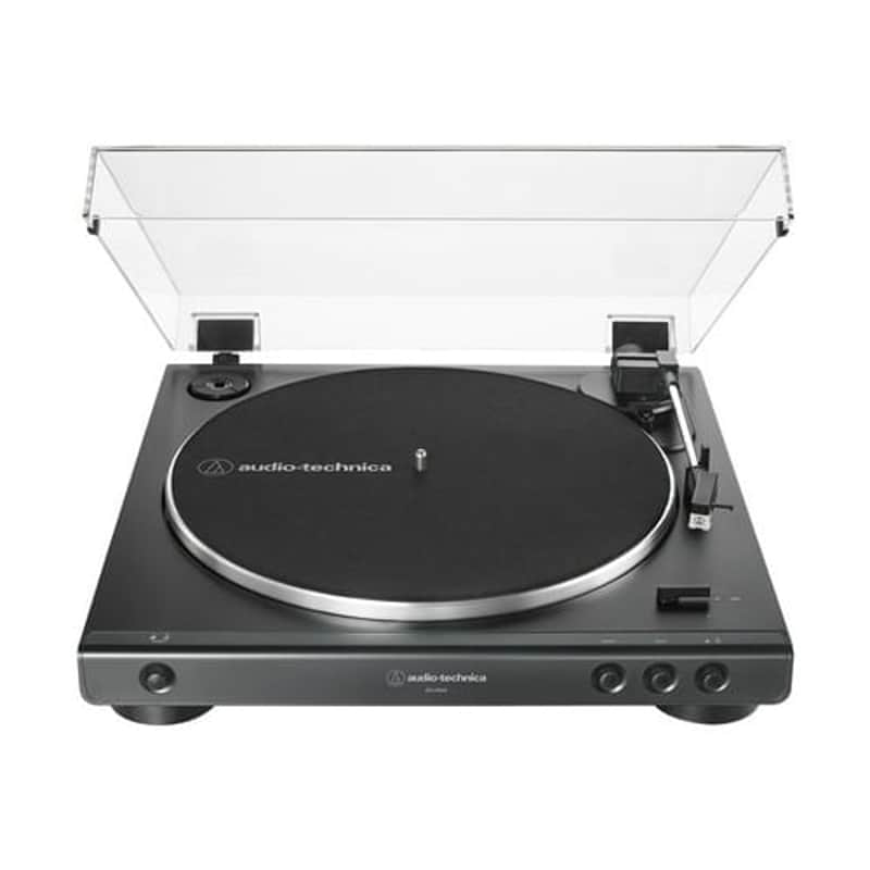 Audio-Technica AT-LP60X Fully Automatic Belt-Drive Stereo Turntable (Black) image 1