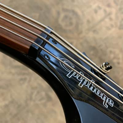 Epiphone Goth Thunderbird IV 4-string bass - with Gibson hard case image 11