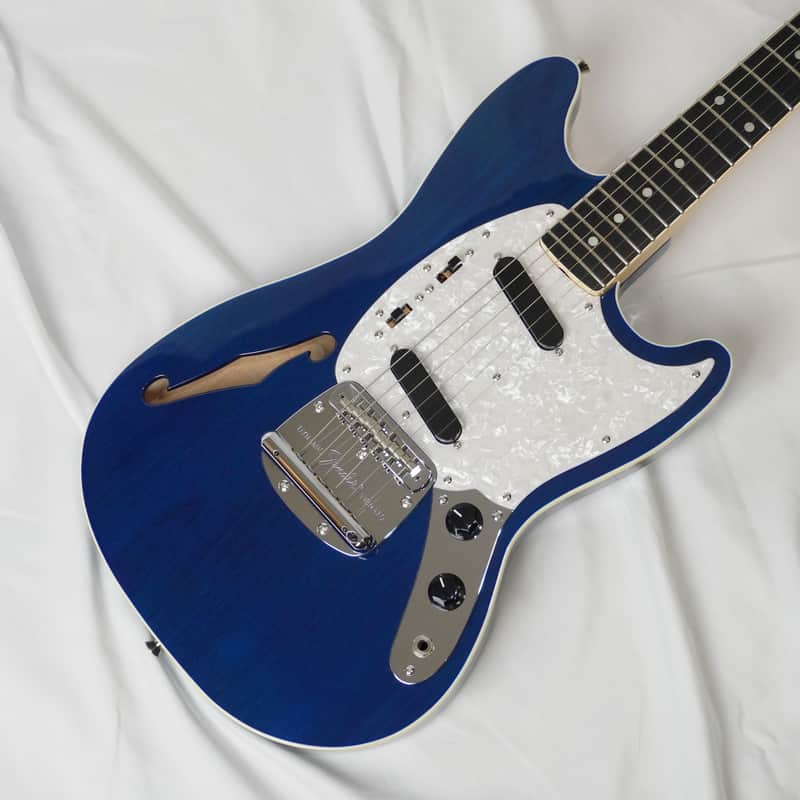 2012 Fender Mustang MG-HO セミホロー Fender MG-HO Hollow Body Mustang MIJ | Reverb