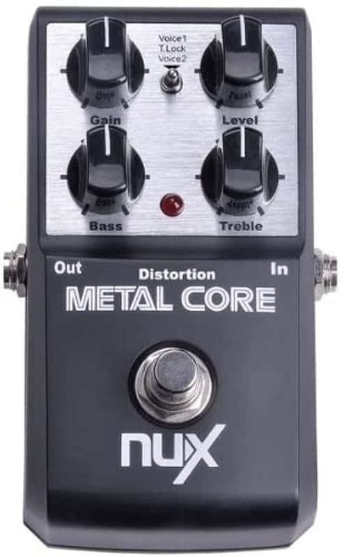 NUX Metal Core Deluxe Distortion Effect Pedal built-in Noise Gate 2-Band EQ image 1