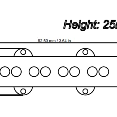 Sandberg PU00097 T4 Black Label Neck Pickup image 2