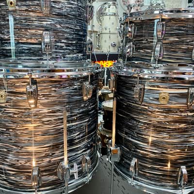 Ludwig Classic Maple - Vintage Black Oyster 26,13,14,16,18,14SD image 5