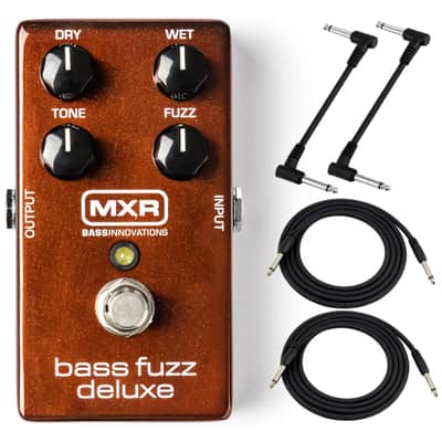 MXR M84 Bass Fuzz Deluxe Effects Pedal with Cables image 1
