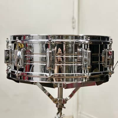 Pearl 5x14 Chrome Over Steel Snare Drum 1970s image 5