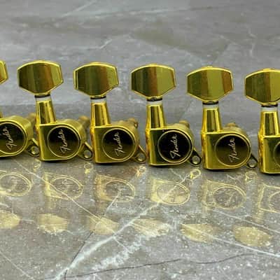 Fender Tuning Pegs/Machine Heads for Stratocaster-Telecaster! Gold image 2