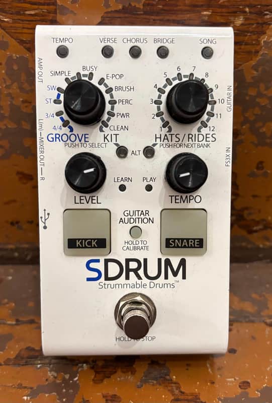 DigiTech SDRUM Strummable Drums Sample Pedal image 1