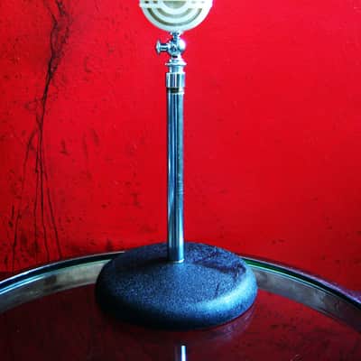 Vintage 1960's Kent M-20 crystal bullet microphone High Z Harp w Atlas stand Olson Lafayette Aiwa Philmore image 1
