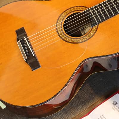 2010 Jose Oribe Gran Parlor Suprema Steel String Brazilian Rosewood Masterpiece Acoustic Guitar Natural + COA OHSC image 6