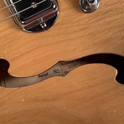 1968 Acoustic Prototype "Show" Blonde Black Widow w/OHSC Hendrix & Zappa image 13