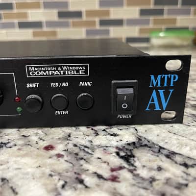 MOTU MTP MIDI TIMEPIECE AV mid-90s - Black image 4