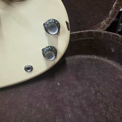 Gibson Les Paul/SG Junior Solidbody Electric Guitar 1962 - Factory Polaris White image 4