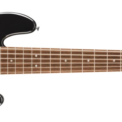 Squier Affinity Series Jazz Bass VI - Laurel Fingerboard - Black Pickguard - Black Metallic image 2