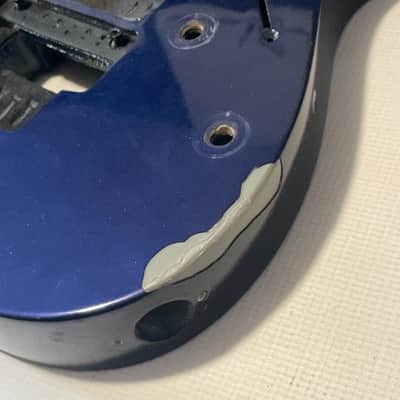 1997 Korean Ibanez RG470 Candy Blue Basswood Guitar Body Floyd Ready image 7