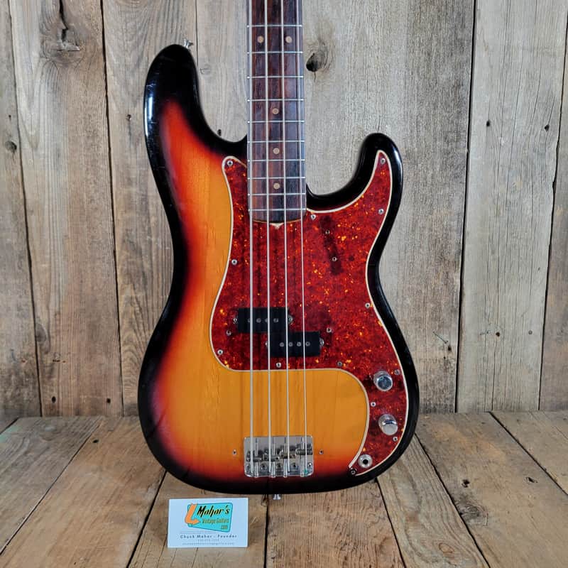 Fender Precision Bass 1963 Refin w/ New Modern HSC - Sunburst image 1