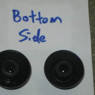 one pair (2 individual knobs) used relic'd genuine Gibson Black TOP HAT Knobs (model PRHK-010) knobs have some visible imperfections from use (the other two knobs from the from the PRHK-010 set are NOT included) image 7