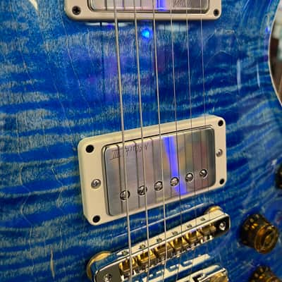 PRS 40th Anniversary McCarty SC56 Singlecut Electric Guitar, Faded Blue Jean with Case image 10