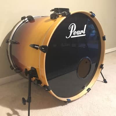 Pearl ELX 5-piece drum set in Amber fade w/ black hardware image 9