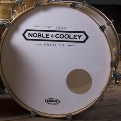 Noble & Cooley *Pre-Order* CD Maple 14x22" Natural Satin Bass Kick Drum w/Chrome Hardware | Made in the USA | Special Order | Authorized Dealer image 1