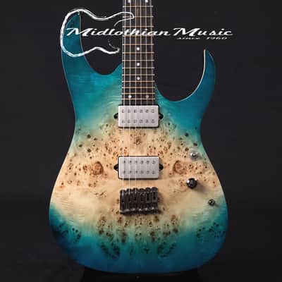 Ibanez Premium RG1121PB - Caribbean Islet Flat Finish w/Gig Bag (Display Model/Discounted) image 2