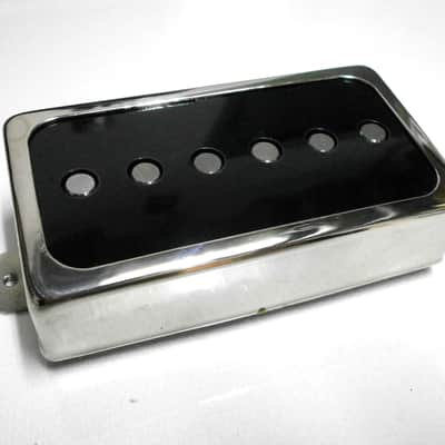Humbucker Size Hybrid Pickup Strat Tone Alnico 5 ROD Magnets Like Fender Stratocaster PAF Q Black image 3