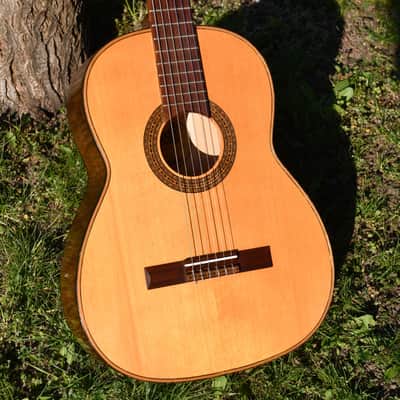✴️ Video Included – Masterbuilt 1991 Schneider Classical Guitar, Flame Maple – Great Condition and Excellent Sound image 2
