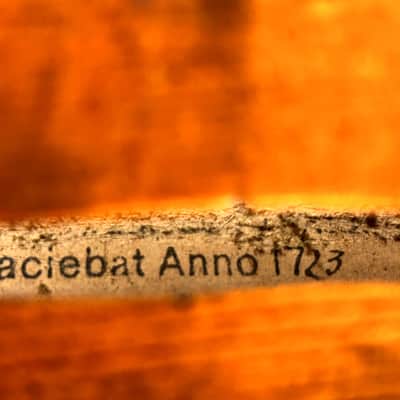Vintage 4/4 Violin Outfit – Beautiful Flamed Maple Back – Old European Labeled Violin with Bow & Case – Warm Resonant Tone (Video) image 23